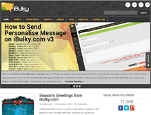 Tablet Screenshot of blog.ibulky.com